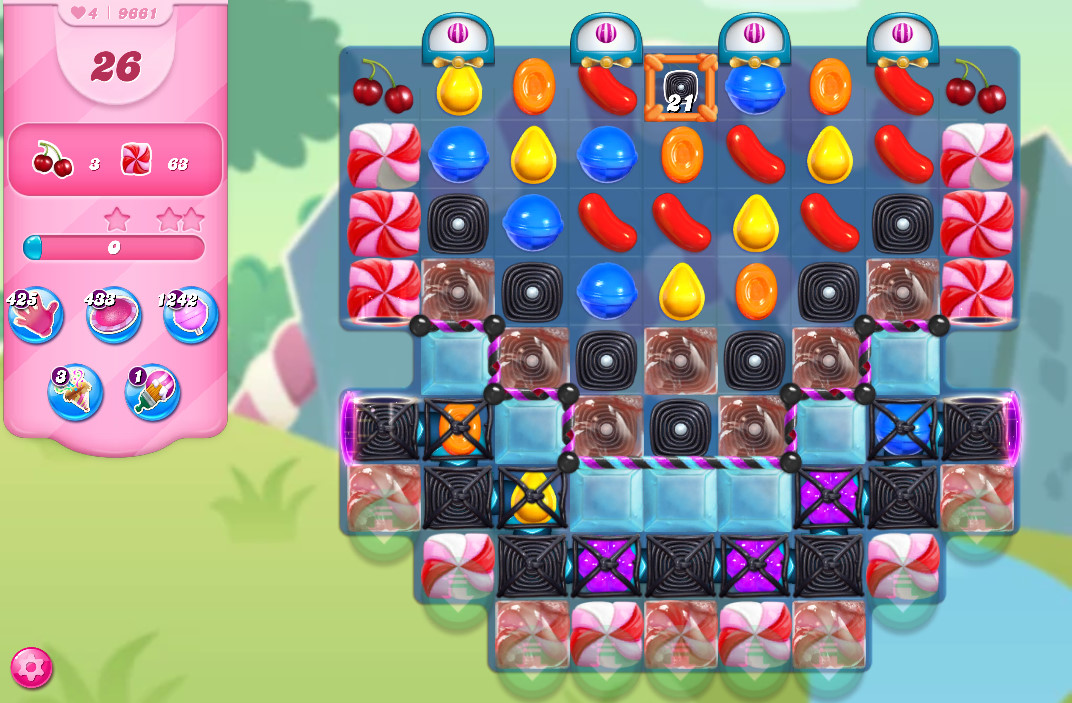 Candy Crush Saga level 9661