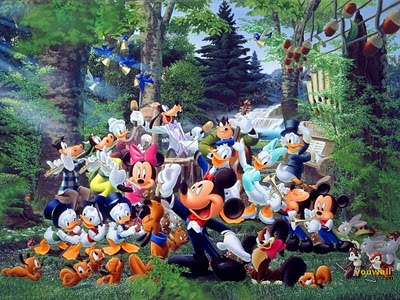 disney characters wallpaper. disney characters wallpaper.