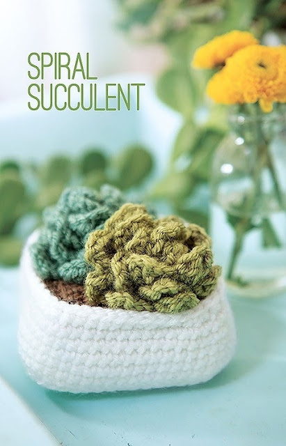 Crochet Spiral Succulent Crochet Garden Plant Patterns