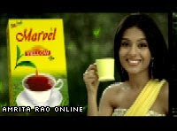 Amrita Rao in Marvel Yellow Tea Ad