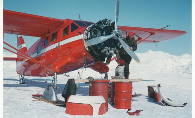 Churchill Gloves on 1962  Routine Maintenance Being Conducted At The Churchill  Manitoba