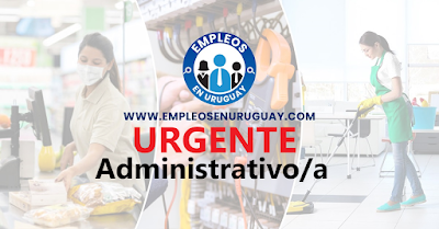 URGENTE Administrativo/a