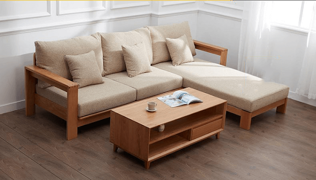 Top 5 bộ bàn ghế sofa gỗ giá rẻ 02