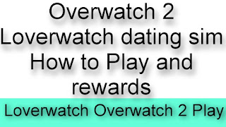 Lover watch dating sim Overwatch