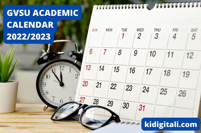 GVSU Academic Calendar 2022/2023