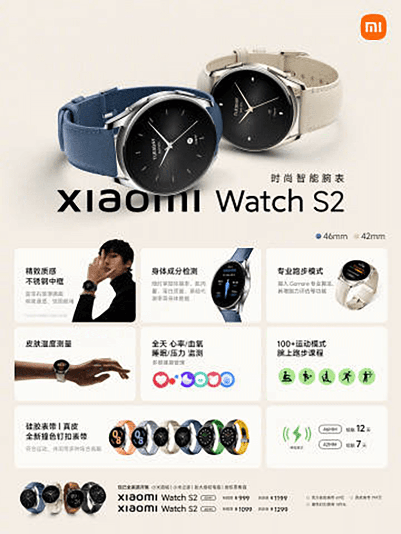 Xiaomi Watch S2 features!