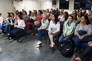  Professores alfabetizadores da rede municipal compareceram ao auditório da SME para o retorno do PNAIC