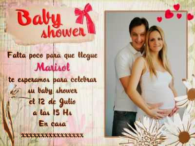 Realiza tus propias tarjetas de invitaciones para 1 baby shower