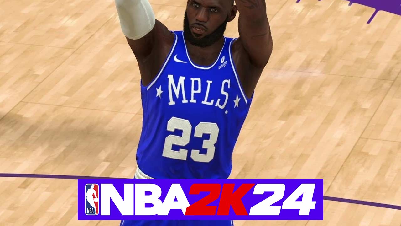 NBA 2K24 Lakers Classic Edition Jersey (Concept)