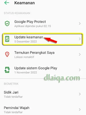 update keamanan versi 5 Desember 2022