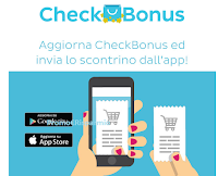 Logo CheckBonus : aggiorna l'App e inviare lo scontrino sarà più semplice