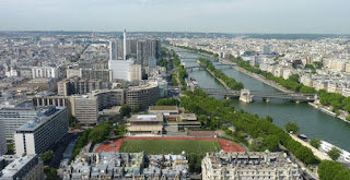 París desde la segunda planta de la Torre Eiffel.