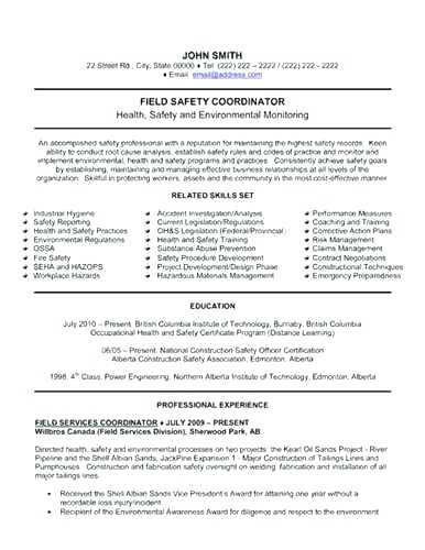 safety officer resume safety officer 1 5 email safety officer resume sample in word format 2019