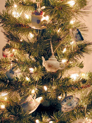 Stef's photo of Xmas tree teacup ornaments