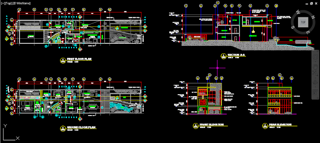 Free Dwg Project, Casa House