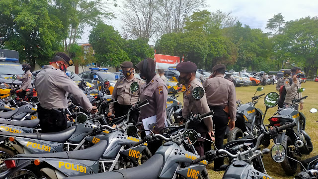 Biro Logistik Polda Jateng Cek Kendaraan Dinas Polres Salatiga, 40 Mobil dan 151 Sepeda Motor Dinyatakan Layak Pakai