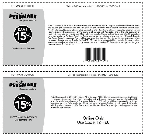 petsmart coupons