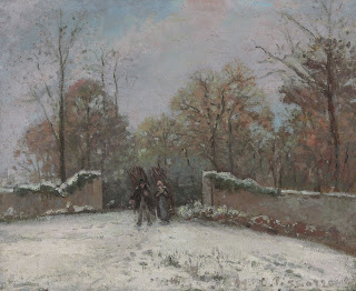 Entering the Forest of Marly (Snow Effect), 1869