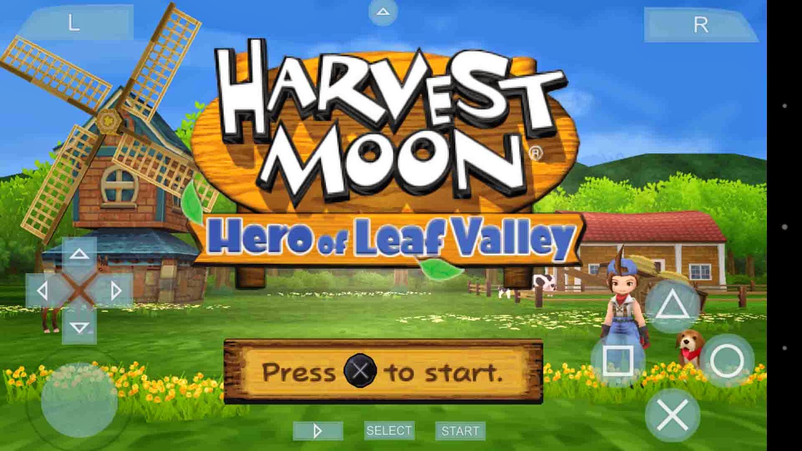 download Game Harvest Moon Hero of Leaf Valley For PPSSPP Android
