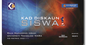Discounts & Offers: 1Malaysia Student Discount Card (Kad ...