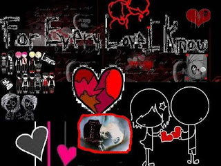 graffiti emo love design