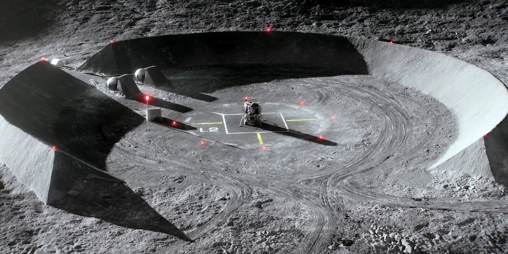 Jamestown US Moon base landing pad in season 2 of 'For All Mankind'