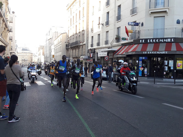 tête de course marathon paris 2017