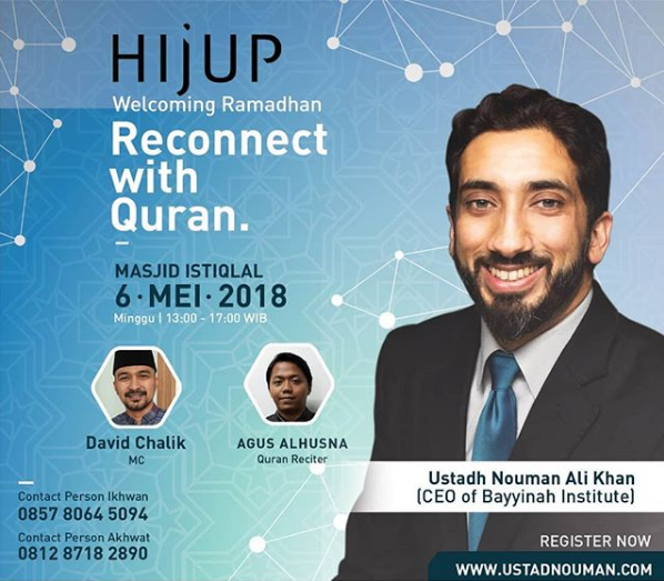 Reconnect with Quran, Nouman Ali Khan, Jakarta