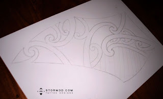 maori outlines art tattoo sketch designer online