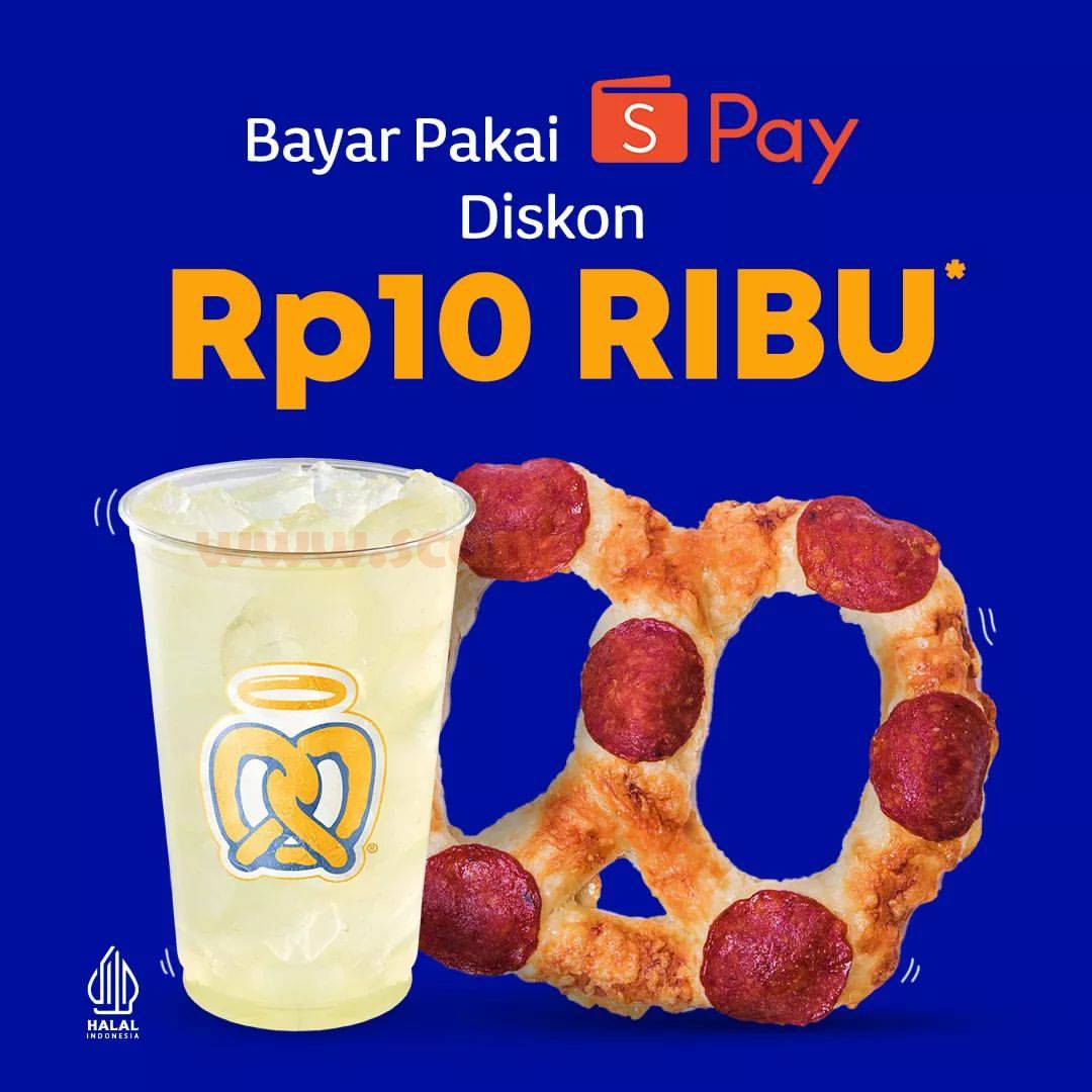 Promo AUNTIE ANNE’S SHOPEEPAY Diskon Rp 10 RIBU