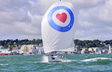 J/80 one-design- sailing Cowes Week