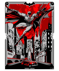 Batman 75th Anniversary Screen Print Series - “Batman: 1939-2014” by BadMoon Studios