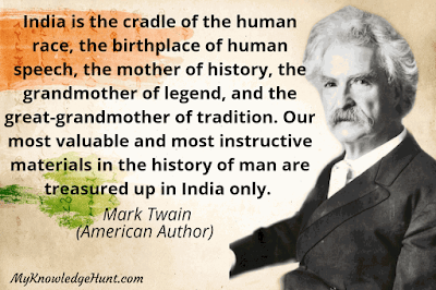 India Independence day quotes by Mark Twain