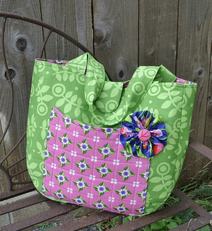 Easy Curves Bag. Free Pattern + Tutorial