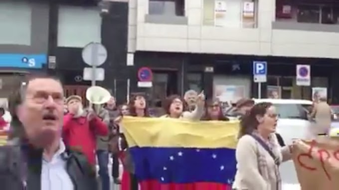 (VIDEO) España: Asturias no recibió muy bien que digamos al padre de Leopoldo López