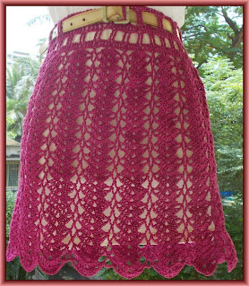 Sweet Nothings Crochet free crochet pattern blog, photo of the Beautifully Simple Shelled Skirt