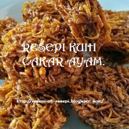 RESEPI KUIH CAKAR AYAM.  RESEPI