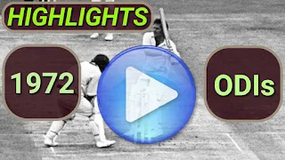 1972 ODI Cricket Matches Highlights Videos