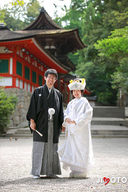 石上神宮での挙式撮影