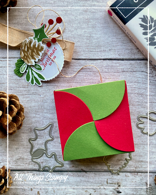 Stampin' Up! easy Christmas box tutorial