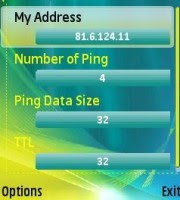 PktPing for Symbian OS S60v3