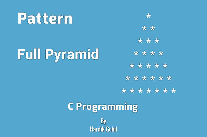 C Program to Print Full Pyramid Using *