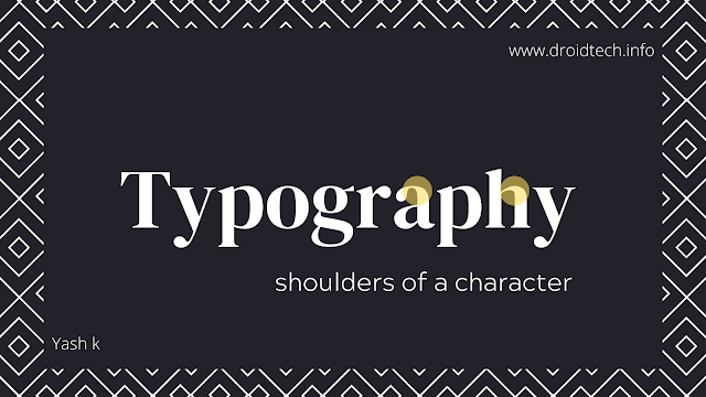 learn about shoulders in a typography