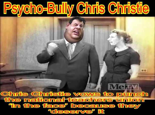 Image result for big education ape Chris Christie