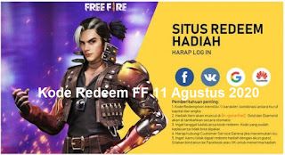 Kode Redeem FF 11 Agustus 2020