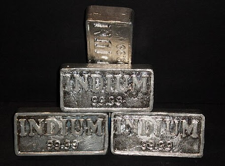 Indium is one of the most expensive metals in the world right now.