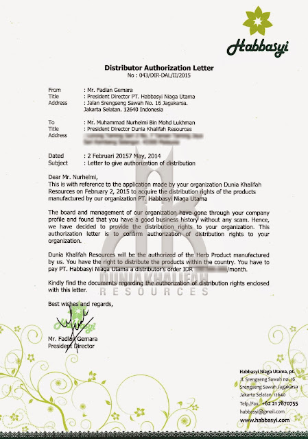 Surat Rasmi Brunei - Surat DD