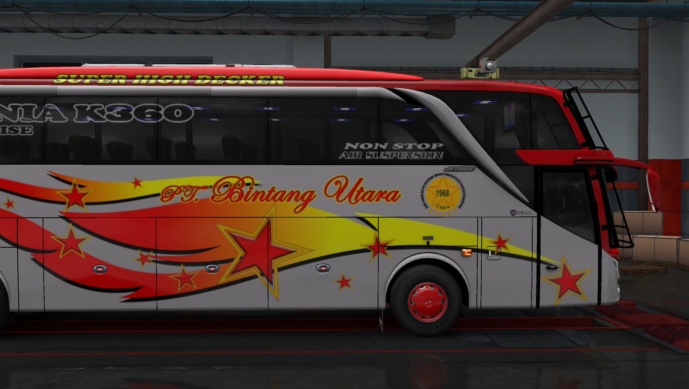 Livery Bus  BINTANG  UTARA  for Jetbus ep3 shd ets2 Livery s