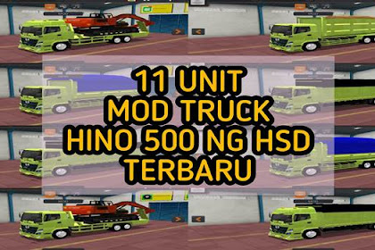 Share 11 Unit MOD Truck Hino 500 NG HSD BUSSID Terbaru