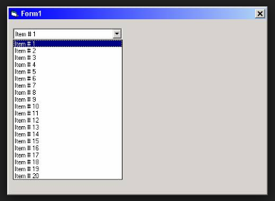 Combobox di Visual basic